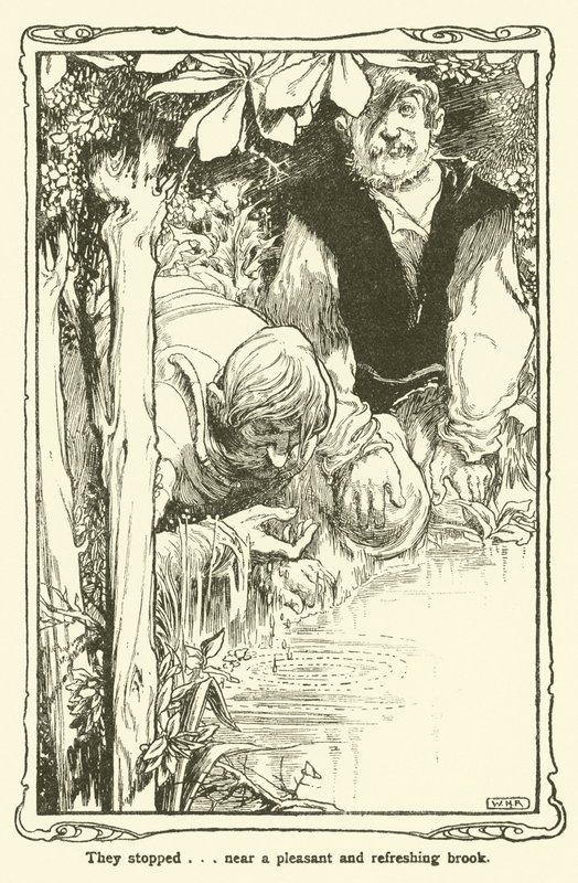 Ilustrace pro Dona Quijota (litho) od William Heath Robinson