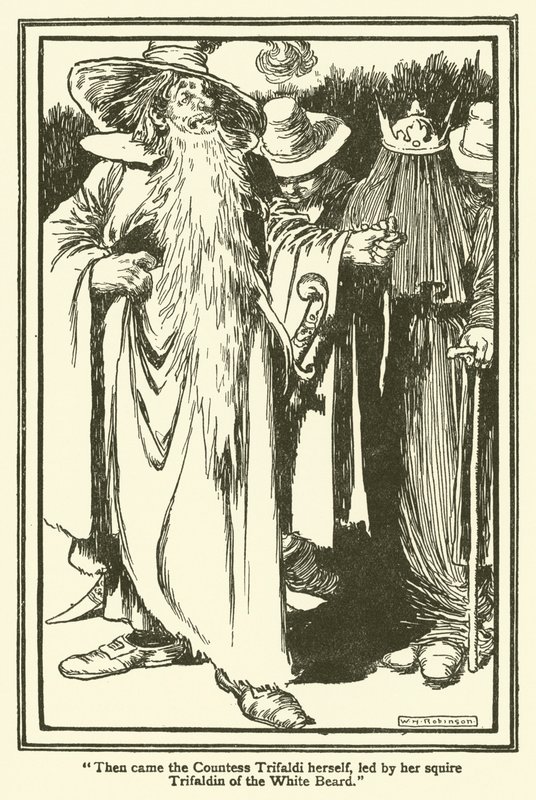 Ilustrace pro Dona Quijota (litho) od William Heath Robinson