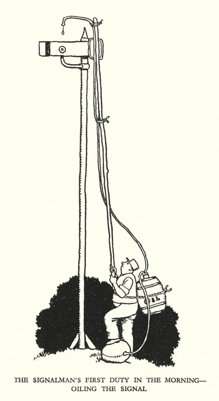 Ilustrace pro Railway Ribaldry od W Heatha Robinsona (litho) od William Heath Robinson