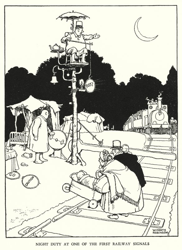 Závěsný od William Heath Robinson