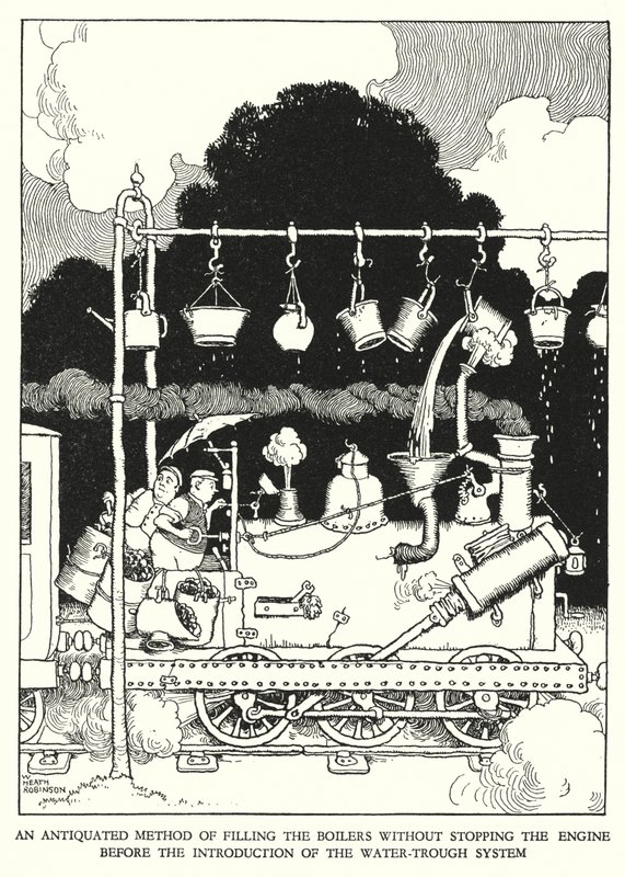 Závěsný od William Heath Robinson