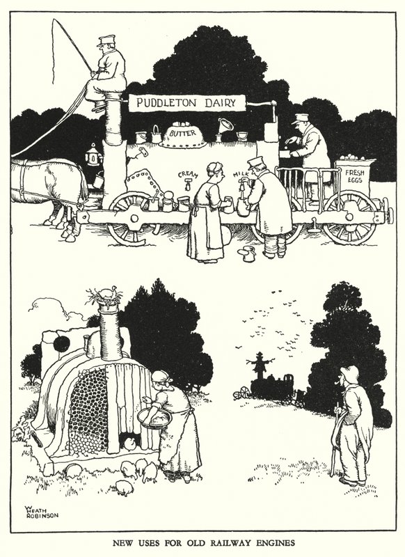 Závěsný od William Heath Robinson