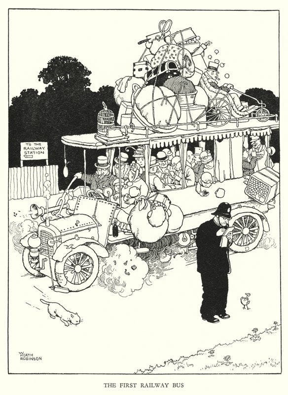 Závěsný od William Heath Robinson