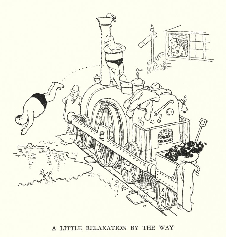 Závěsný od William Heath Robinson