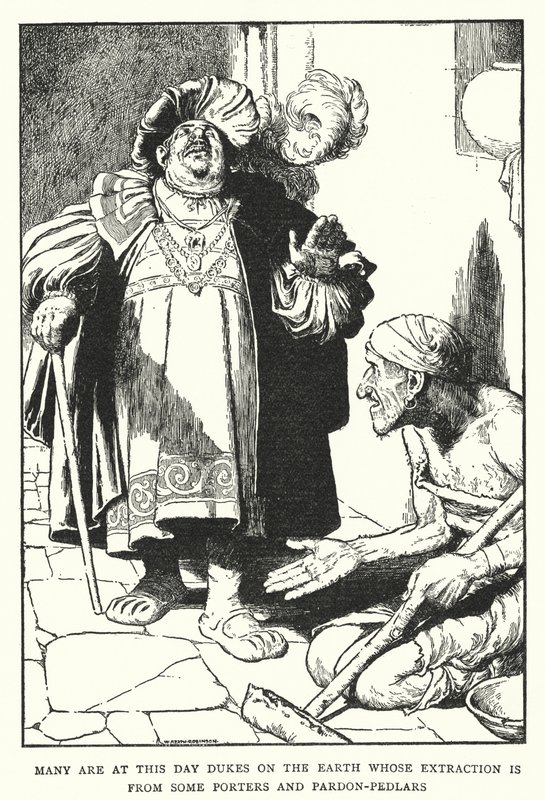 Mnozí jsou v tento den vévody na zemi, jejichž těžba pochází od některých nosičů a pardon-podomářů (litho) od William Heath Robinson