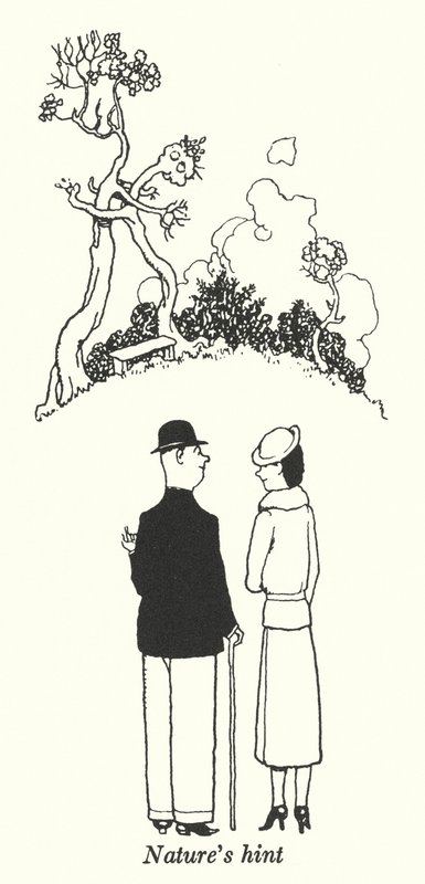 Nápověda přírody (litho) od William Heath Robinson