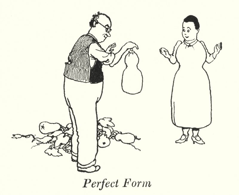 Dokonalá forma (litho) od William Heath Robinson