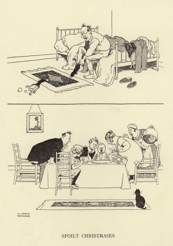 Zkažené Vánoce od William Heath Robinson