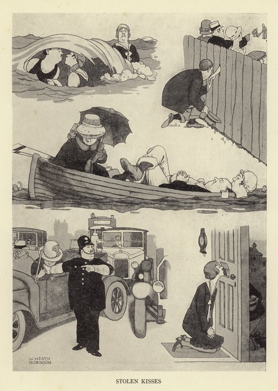 Ukradené polibky od William Heath Robinson