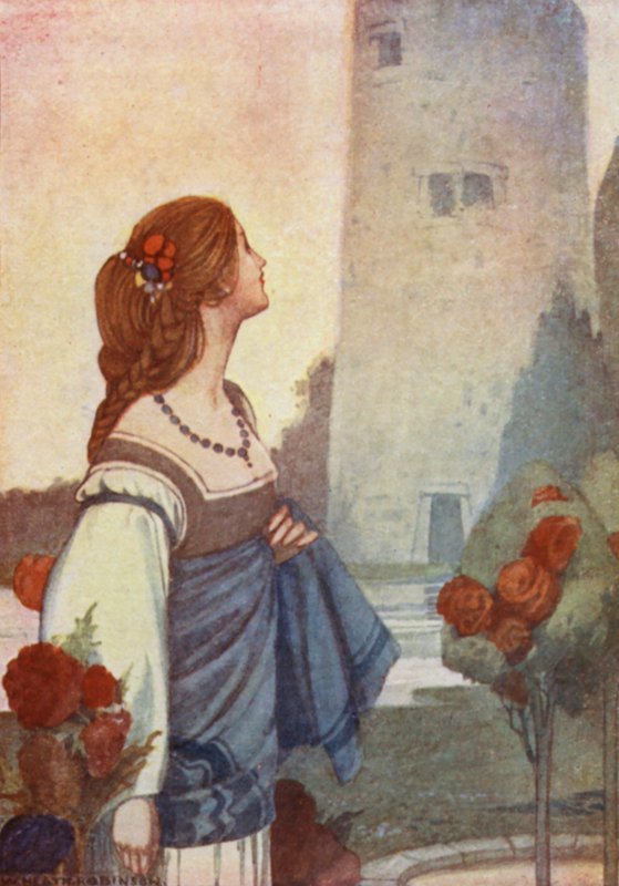 Příběhy od Chaucera (barevné lito) od William Heath Robinson