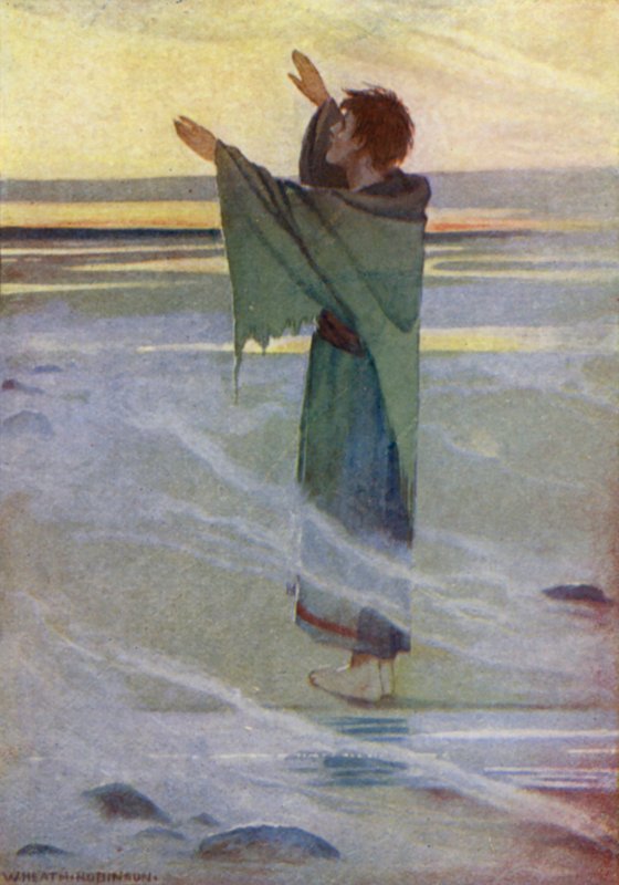 Příběhy od Chaucera (barevné lito) od William Heath Robinson