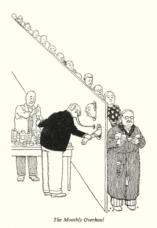 Závěsný od William Heath Robinson