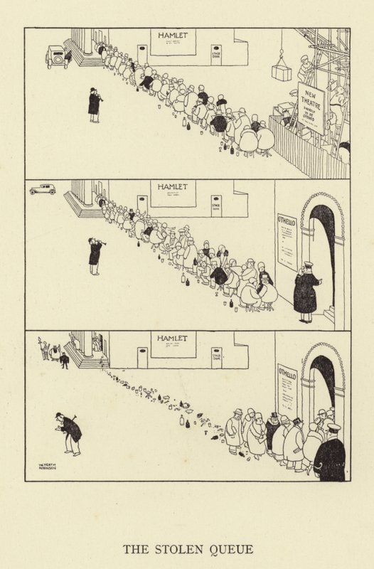 Ukradené fronty od William Heath Robinson