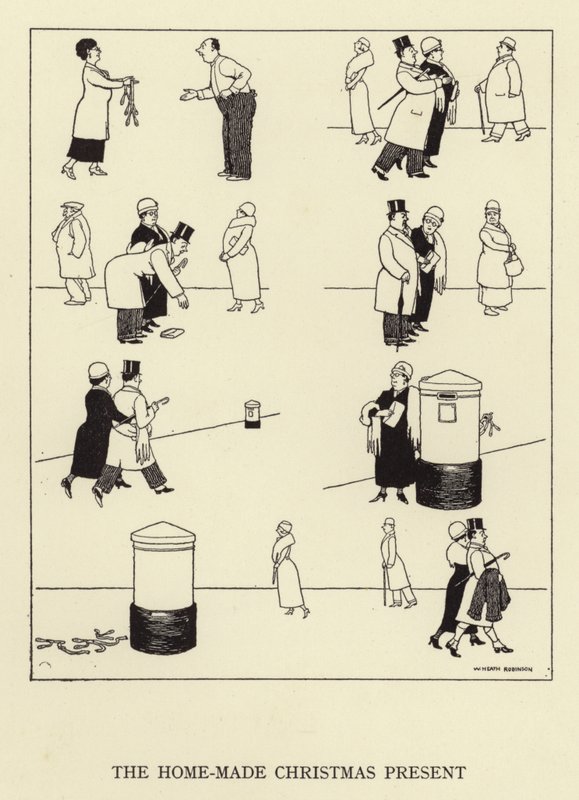 Domácí vánoční dárek od William Heath Robinson
