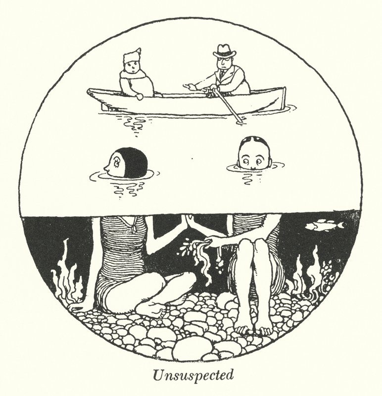 Netušený (litho) od William Heath Robinson