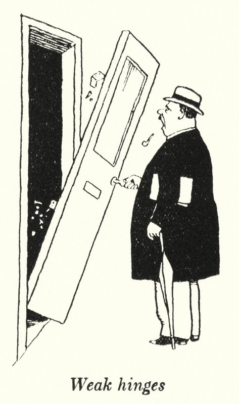 slabé panty (litho) od William Heath Robinson