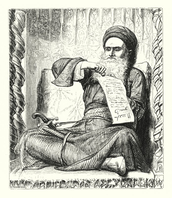 Vzpomínky na arabské noci (rytina) od William Henry (after) Hunt