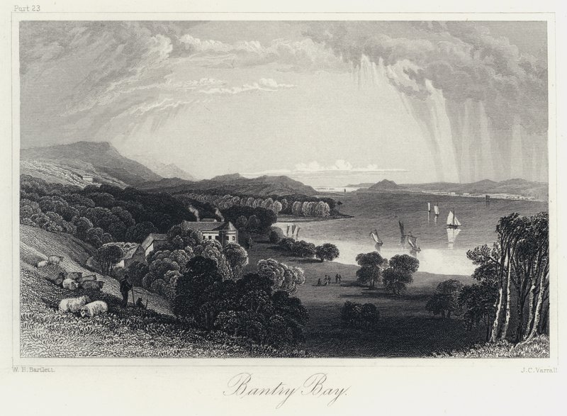 Bantry Bay (rytina) od William Henry Bartlett