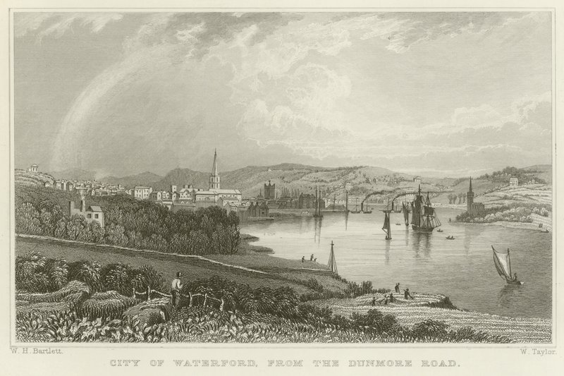 Město Waterford od William Henry Bartlett