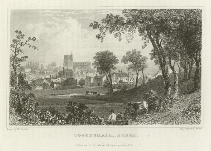 Coggeshall, Essex od William Henry Bartlett