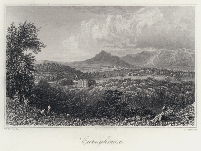 Curaghmore (rytina) od William Henry Bartlett