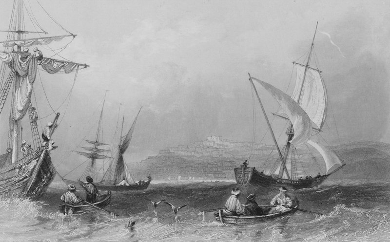 Joppa (rytina) od William Henry Bartlett