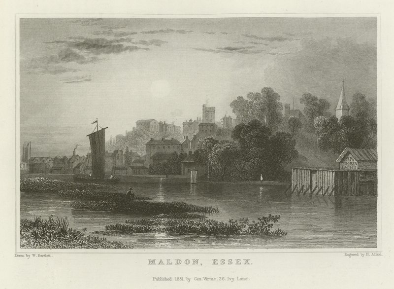 Maldon, Essex od William Henry Bartlett