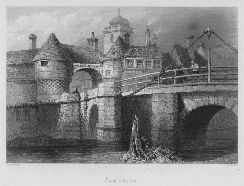 Sendvič (rytí) od William Henry Bartlett