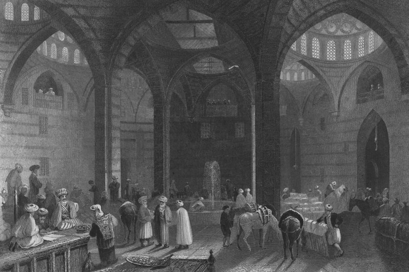 Velký chán v Damašku od William Henry Bartlett