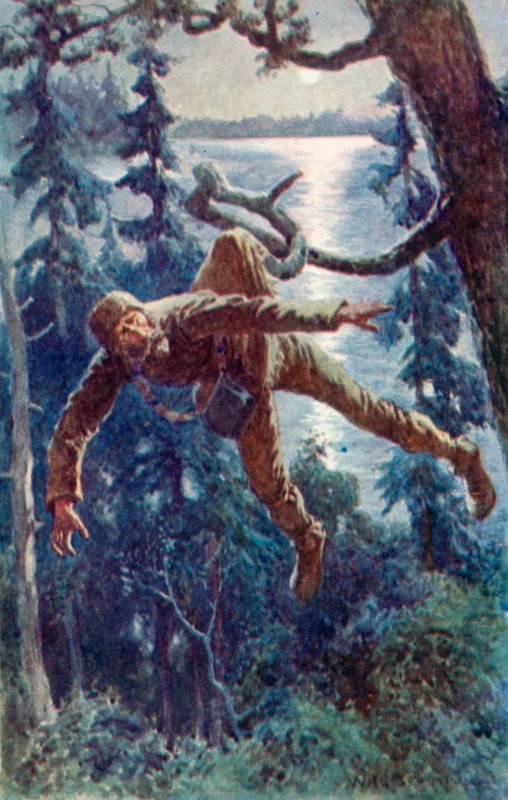 Zádrhel zachytil sukni jeho košile a zůstal zavěšen ve vzduchu od William Henry Charles Groome