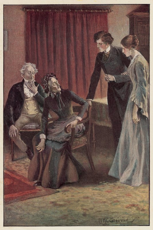 Oba jsme se nad ní naklonili od William Henry Charles Groome