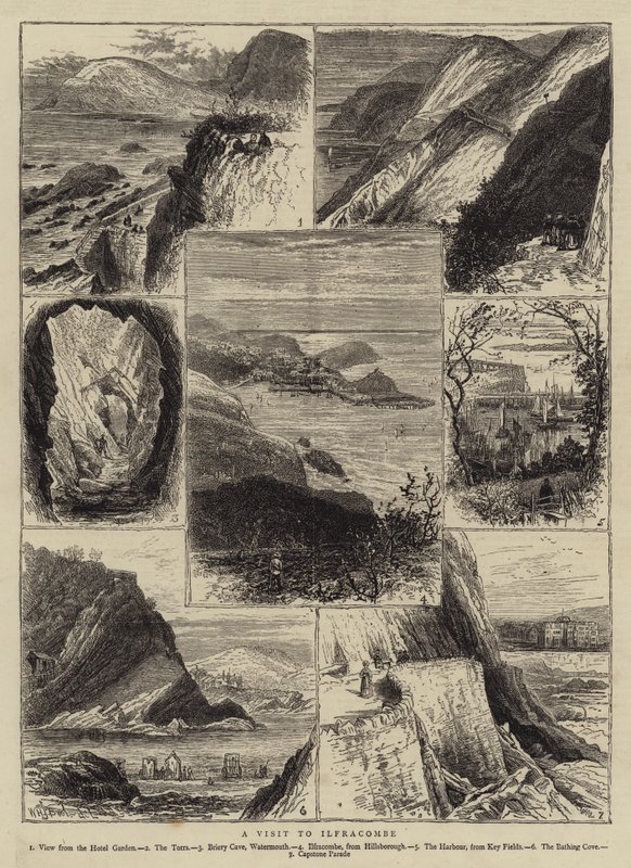 Návštěva Ilfracombe od William Henry James Boot