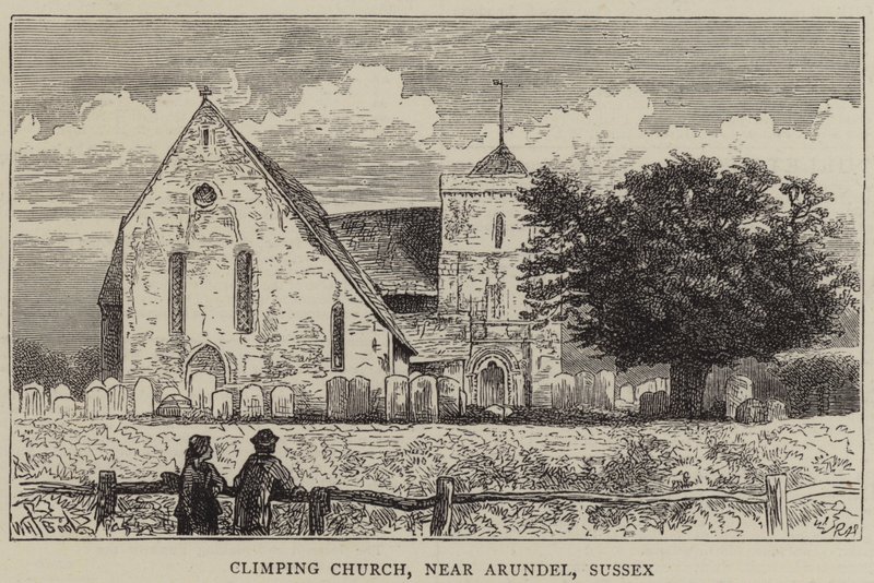 Climping Church, poblíž Arundel, Sussex od William Henry James Boot