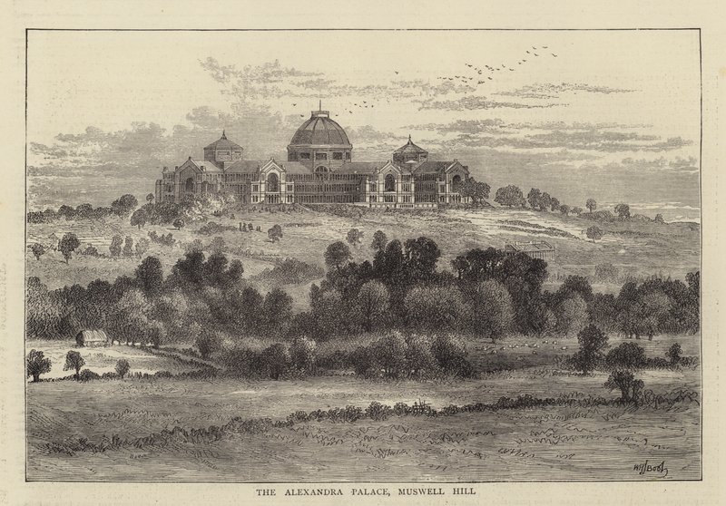 Alexandra Palace, Muswell Hill od William Henry James Boot