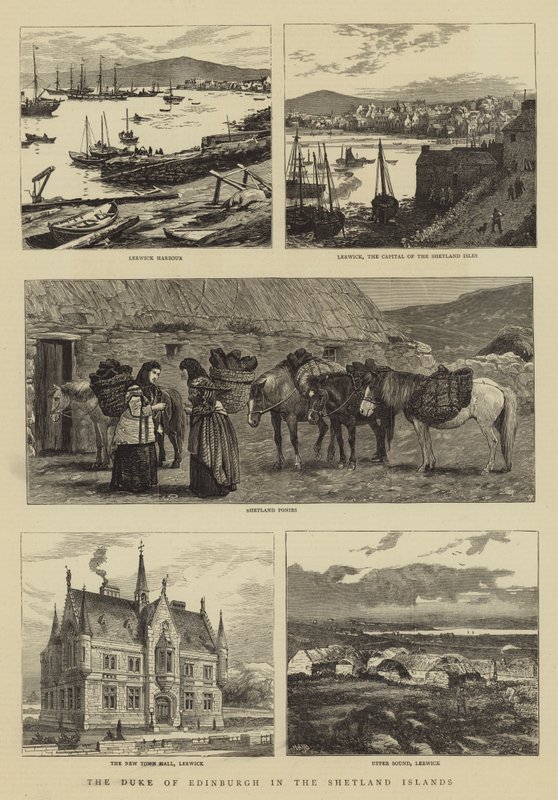 Vévoda z Edinburghu na Shetlandských ostrovech od William Henry James Boot