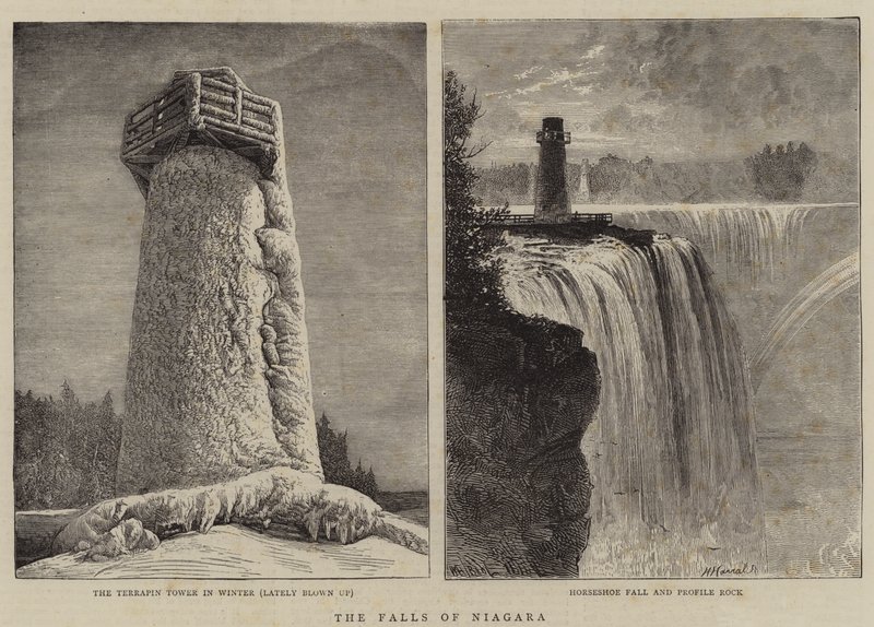 Niagarské vodopády od William Henry James Boot