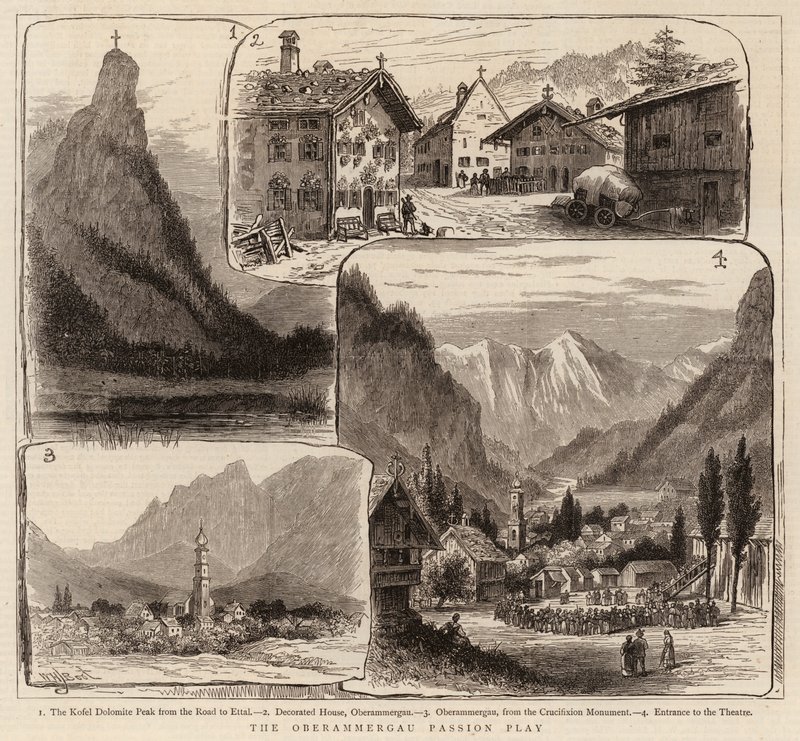 Pašijové hry v Oberammergau od William Henry James Boot