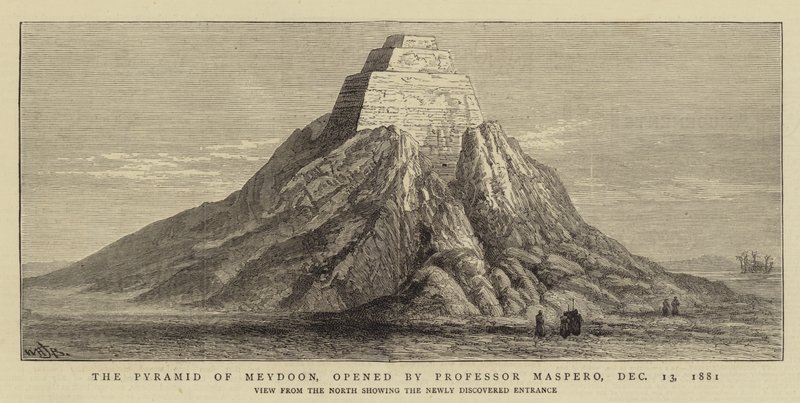 Pyramida v Meydoonu, otevřena profesorem Masperem, 13. prosince 1881 od William Henry James Boot