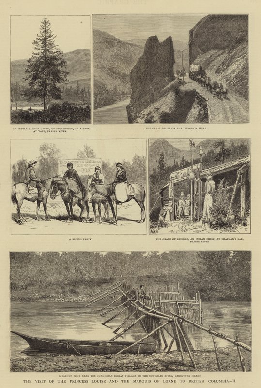 Návštěva princezny Louise a markýze z Lorne v Britské Kolumbii, II od William Henry James Boot