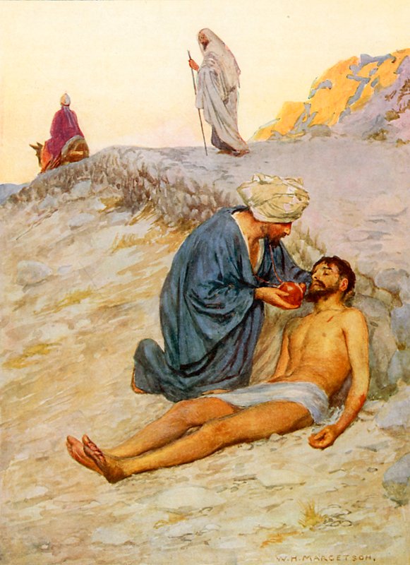 Dobrý Samaritán od William Henry Margetson