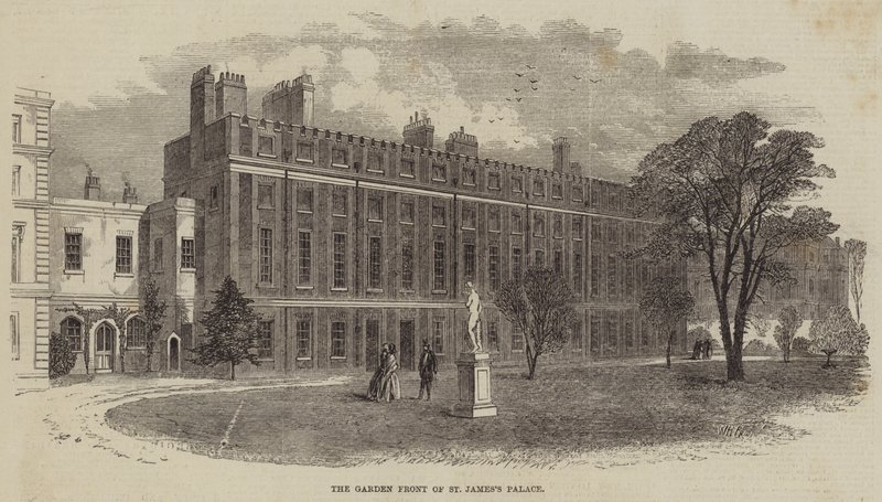 Zahradní průčelí paláce svatého Jakuba od William Henry Prior
