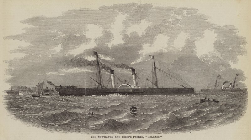 Newhaven and Dieppe Packet, Orleans od William Henry Prior