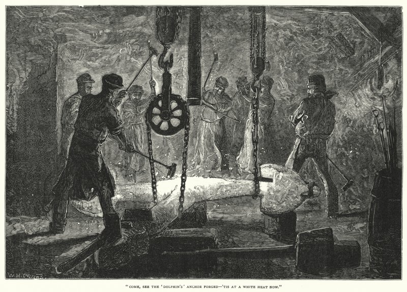 The Forging of the Anchor (rytina) od William Heysham (after) Overend