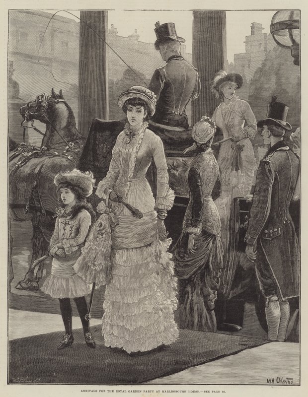 Příjezdy na Royal Garden Party v Marlborough House od William Heysham Overend