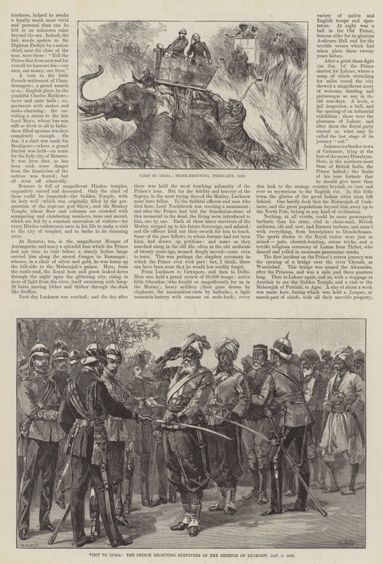 Královská návštěva v Indii od William Heysham Overend