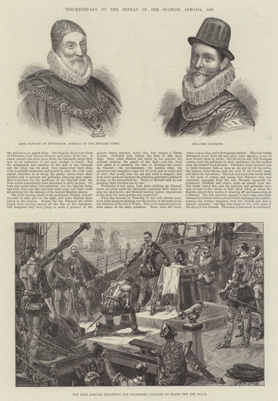 Sté výročí porážky španělské armády, 1588 od William Heysham Overend