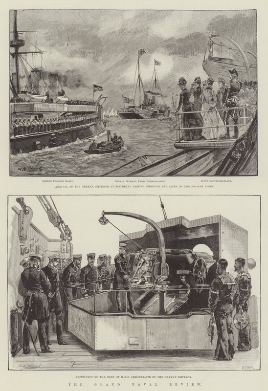 The Grand Naval Review od William Heysham Overend