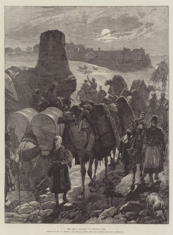 Velká dálnice střední Asie od William Heysham Overend
