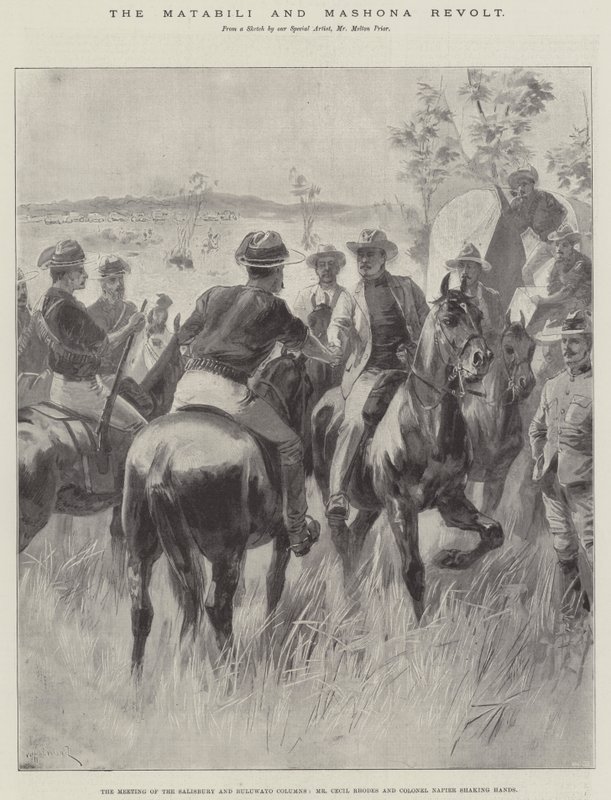 Povstání Matabili a Mashona od William Heysham Overend