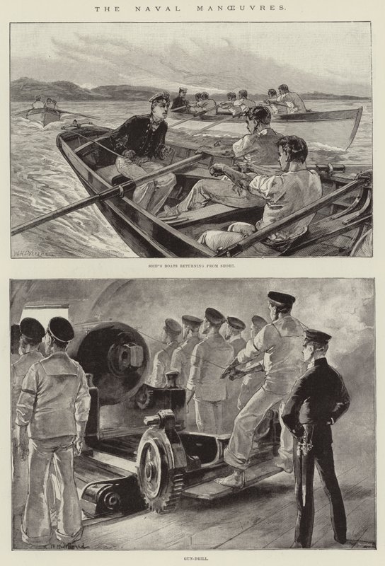 Námořní manévry od William Heysham Overend